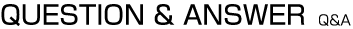 Q＆A