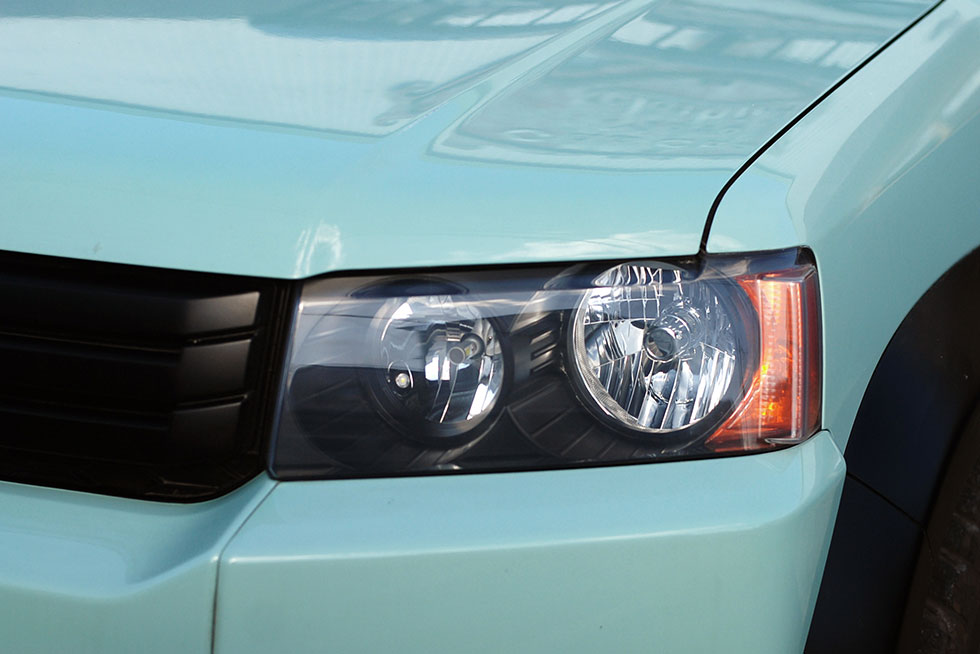 ヘッドライトインナーブラック加工