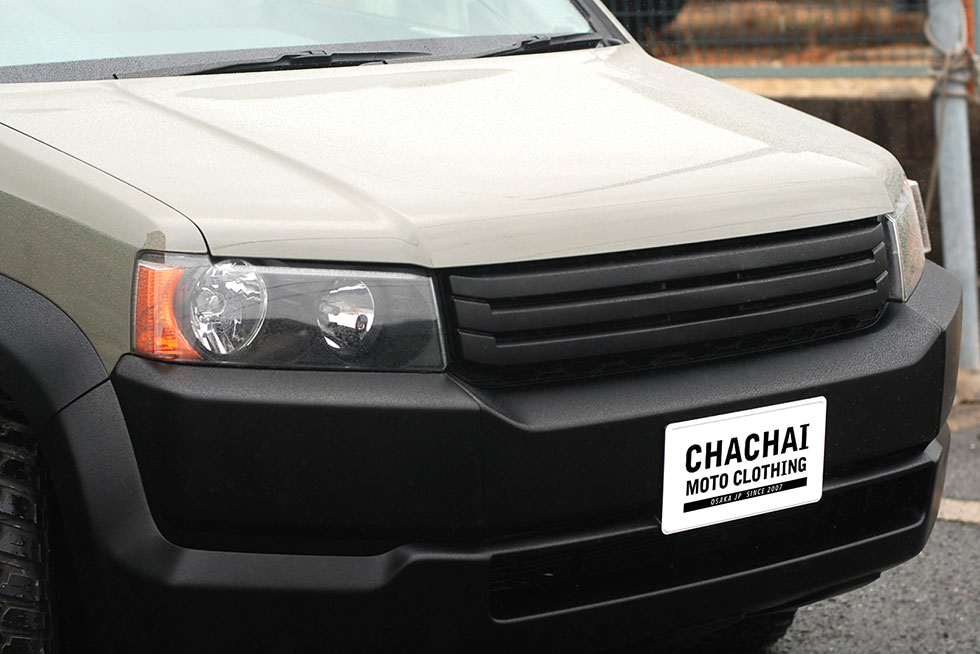 ヘッドライトインナーブラック加工